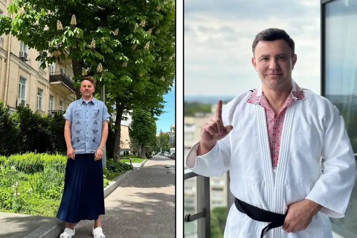 Tischенко – im Kimono, Klopotenko – im Rock. Soziale Netzwerke überrascht von den Outfits zum Tag des Embroideries