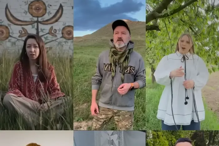 Ukrainian artists sang in the Crimean Tatar language