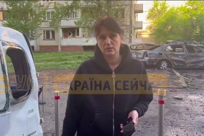 Eine Kiewerin erzählte, was während des nächtlichen Angriffs passiert ist (Video)